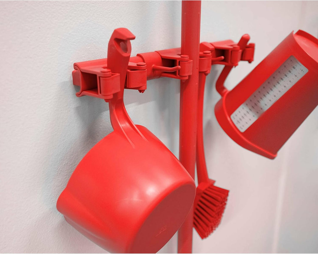 Vikan Hygienisches Hi-Flex Wandhalterungssystem, rot