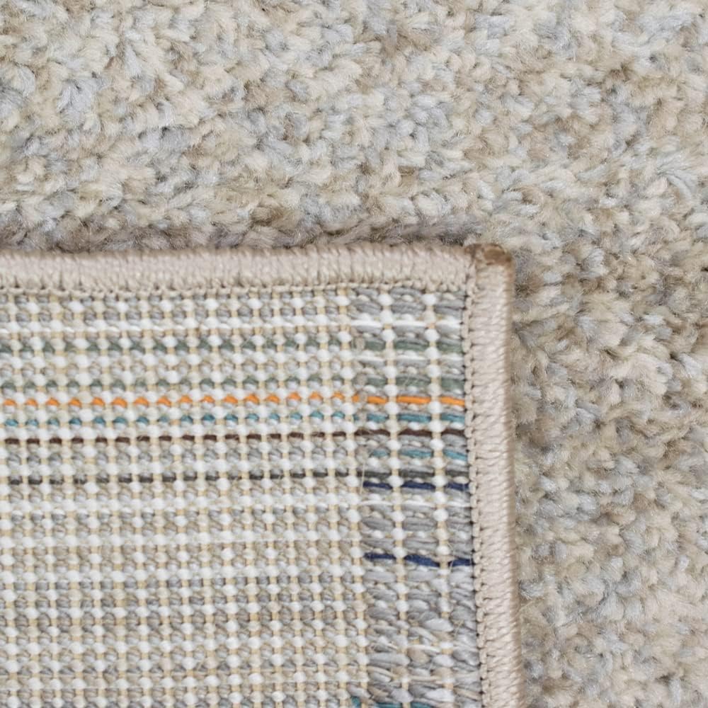 Teppich-Traum Designerteppich Foyer Diele | rechteckig | abstraktes Muster in grau beige, Grösse 240