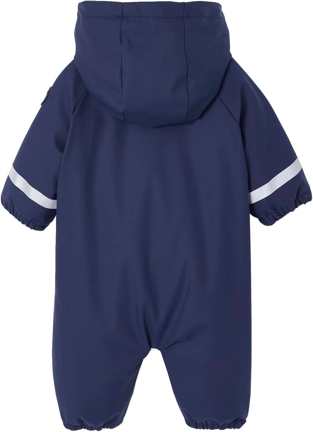 Vertbaudet Baby Regen-Overall mit Fleecefutter und Kapuze, Recycling-Polyester BLEU 68, BLEU 68