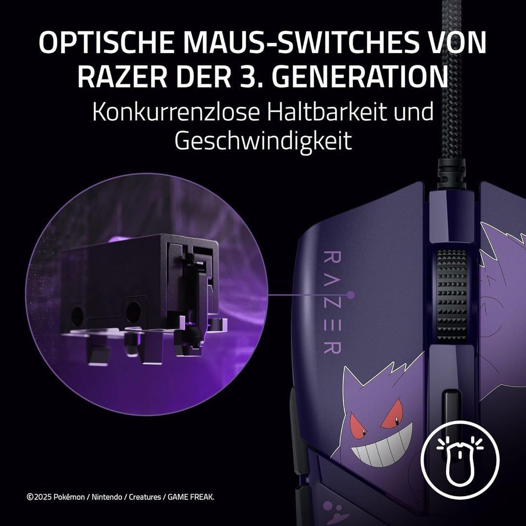 Razer Cobra Gengar Edition - Leichte kabelgebundene Gaming-Maus - 8500 DPI Sensor - 58g - optische M