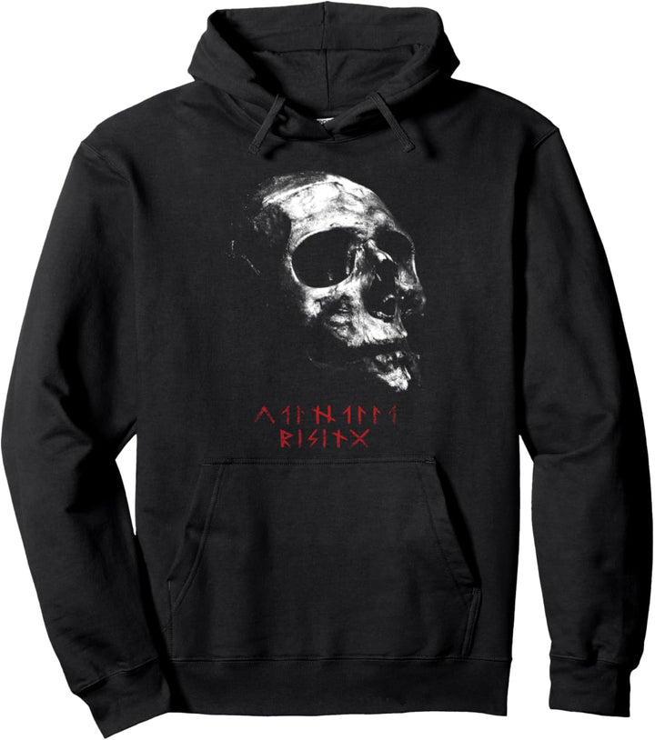 Totenkopf mit Runen I Walhalla & Wikinger I Valhalla Rising Pullover Hoodie