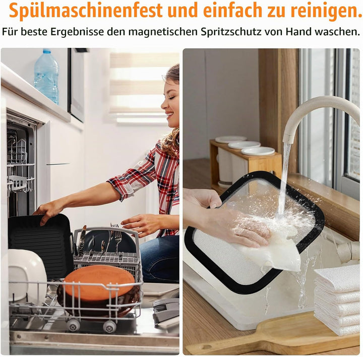Zubehör für Ninja Crispi Air Fryer FN101 – Silikonform, Hitzebeständige Matte, Spritzschutz, Kompati