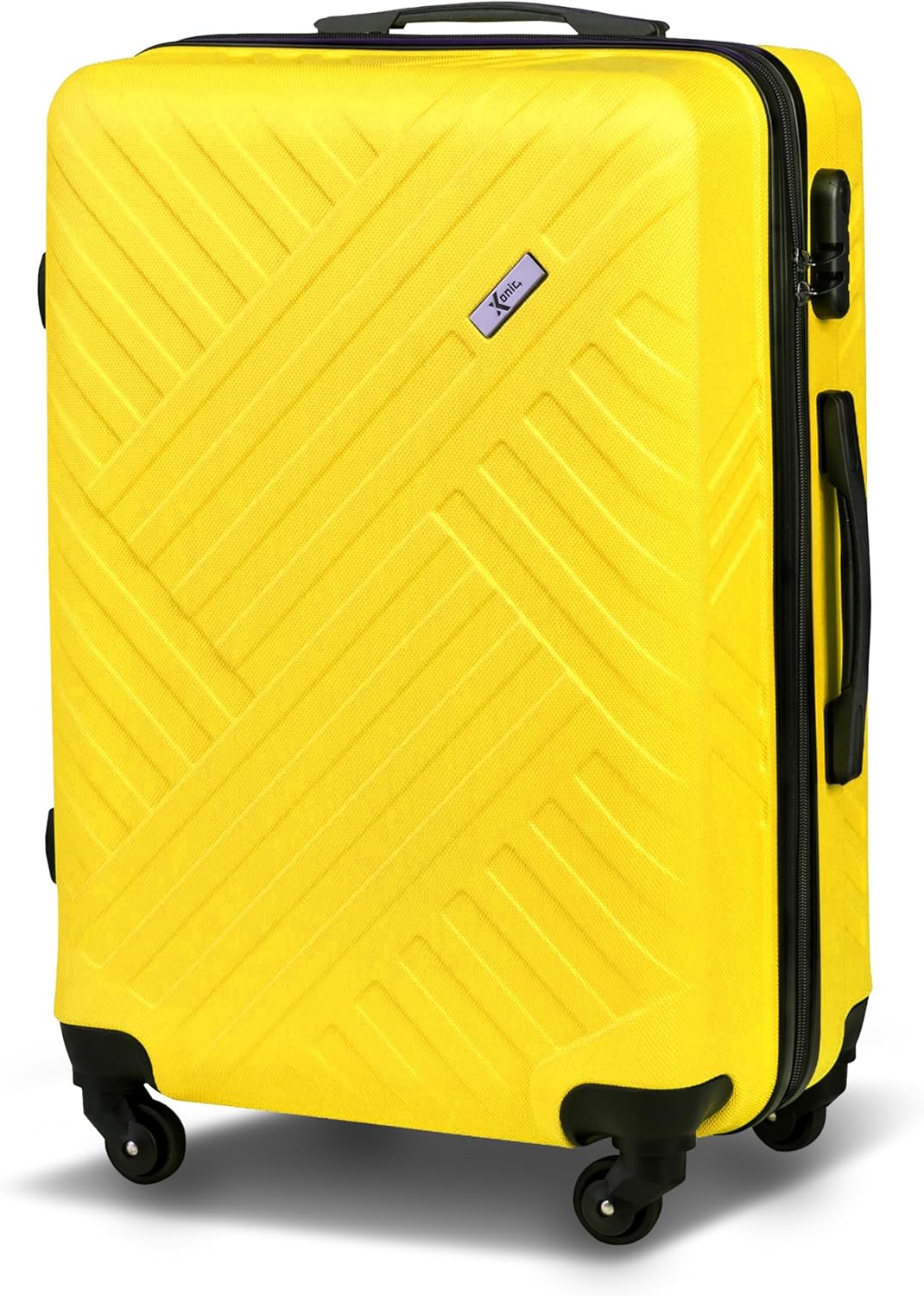 Xonic Design Reisekoffer - ABS Hartschalen Koffer mit 360° Leichtlauf-Rollen - hochwertiger Trolley