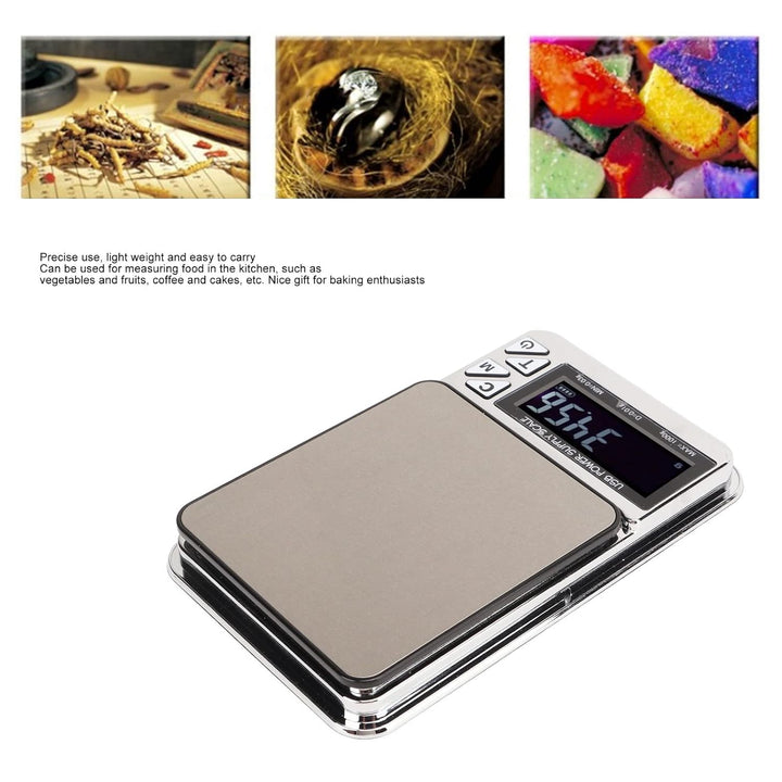 Digitale Küchenwaage, 1kg 0.01g Hochpräzise Taschen-Schmuckwaage, Mini tragbare USB wiederaufladbare