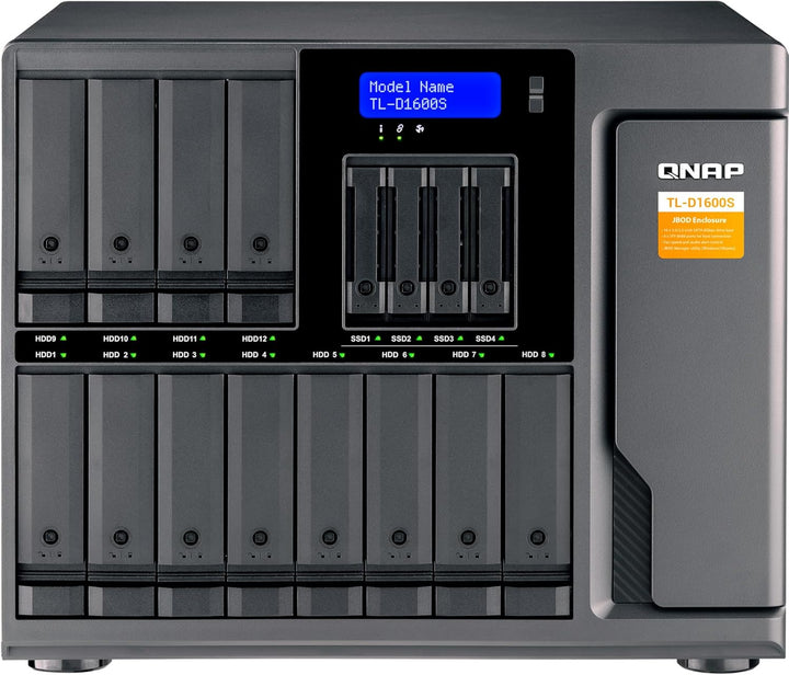 Qnap TL-D1600S 16 Bay Desktop JBOD Speichergehäuse