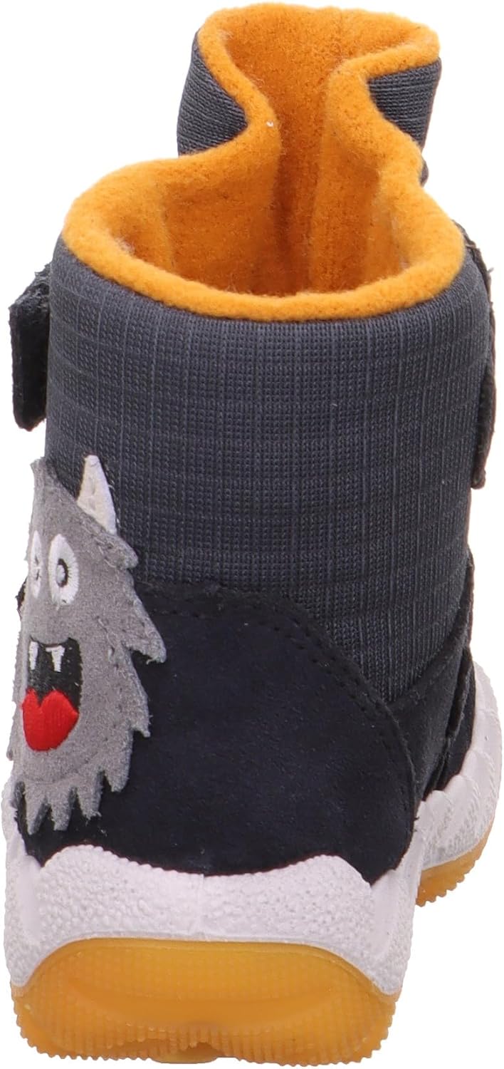 Superfit Jungen Icebird Schneestiefel 28 EU Weit Grau Gelb 2000, 28 EU Weit Grau Gelb 2000
