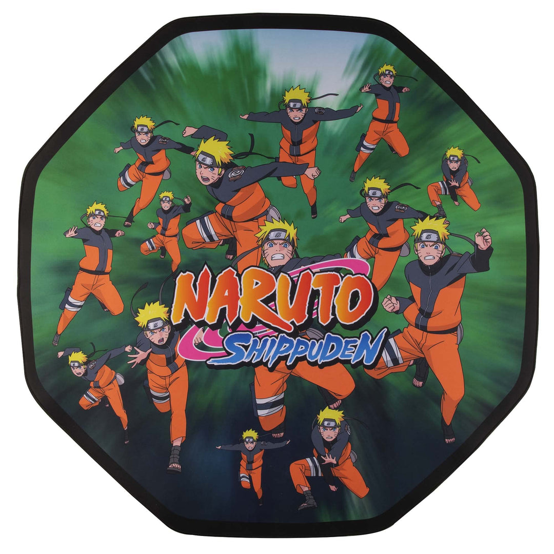 Konix Naruto Shippuden Gaming Bodenmatte 98 x 98 cm für Bürostuhl - Rutschfester Belag - Motiv Mehrf