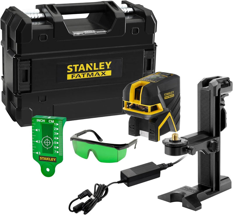 Stanley FatMax Kreuzlinien- und 5-Punktlaser grün FMHT77598-1 (selbstnivellierend, mit grüner Diode,