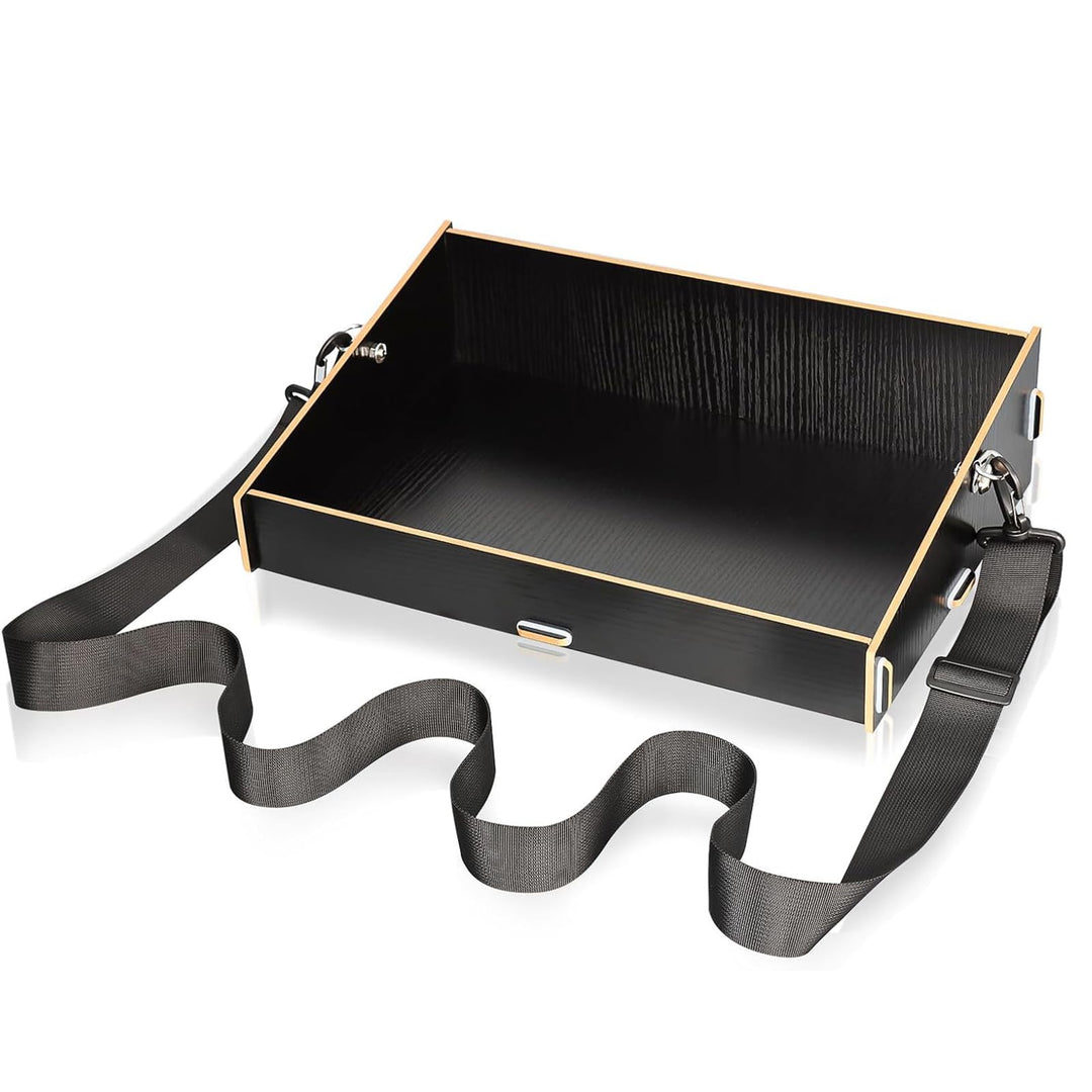 Bauchladen Junggesellinnenabschied Schwarz Bauchladen JGA 40 * 26 * 10.5cm Bauchladen Braut Holz Jun