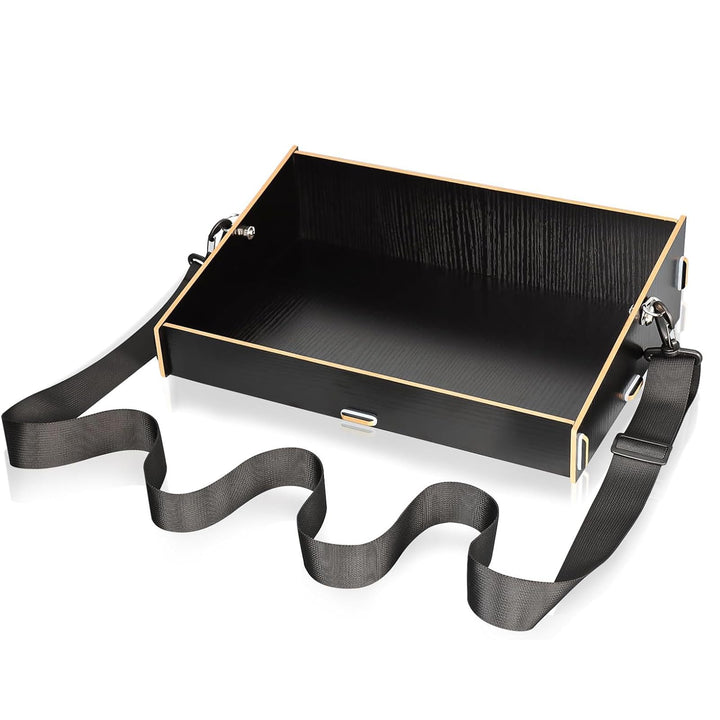 Bauchladen Junggesellinnenabschied Schwarz Bauchladen JGA 40 * 26 * 10.5cm Bauchladen Braut Holz Jun