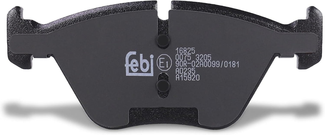 febi bilstein 16825 Bremsbelagsatz , 1 Stück