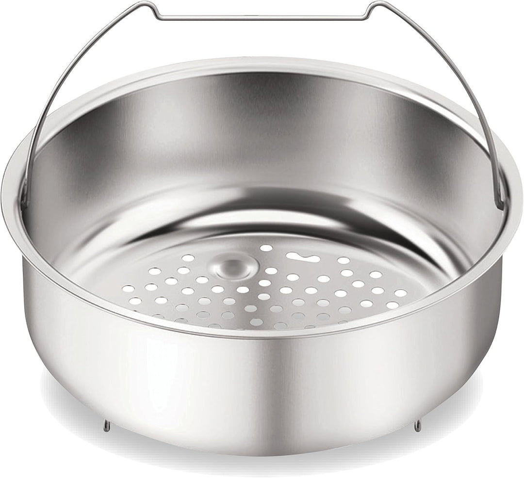 Tefal P46207 | Clipso Minut' Perfect Schnellkochtopf | mit Garbkorb und Timer | 6Liter | edelstahl/w