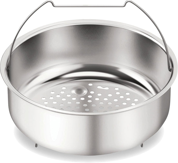 Tefal P46207 | Clipso Minut' Perfect Schnellkochtopf | mit Garbkorb und Timer | 6Liter | edelstahl/w