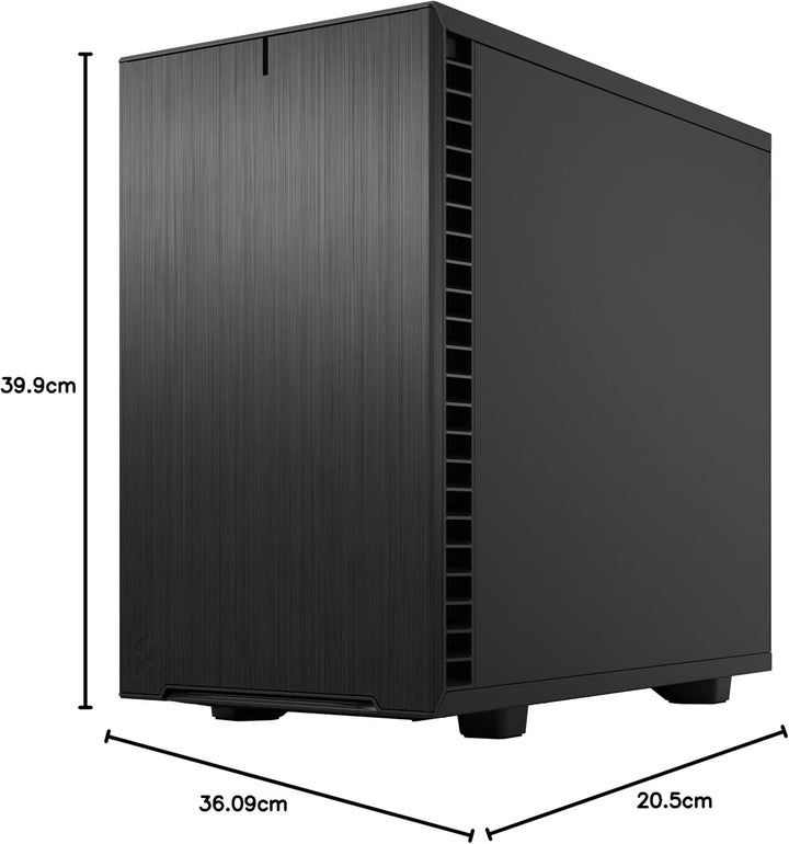 Fractal Design Define 7 Nano Black Brushed Aluminum/Steel Mini ITX Silent Light Tinted Tempered Glas