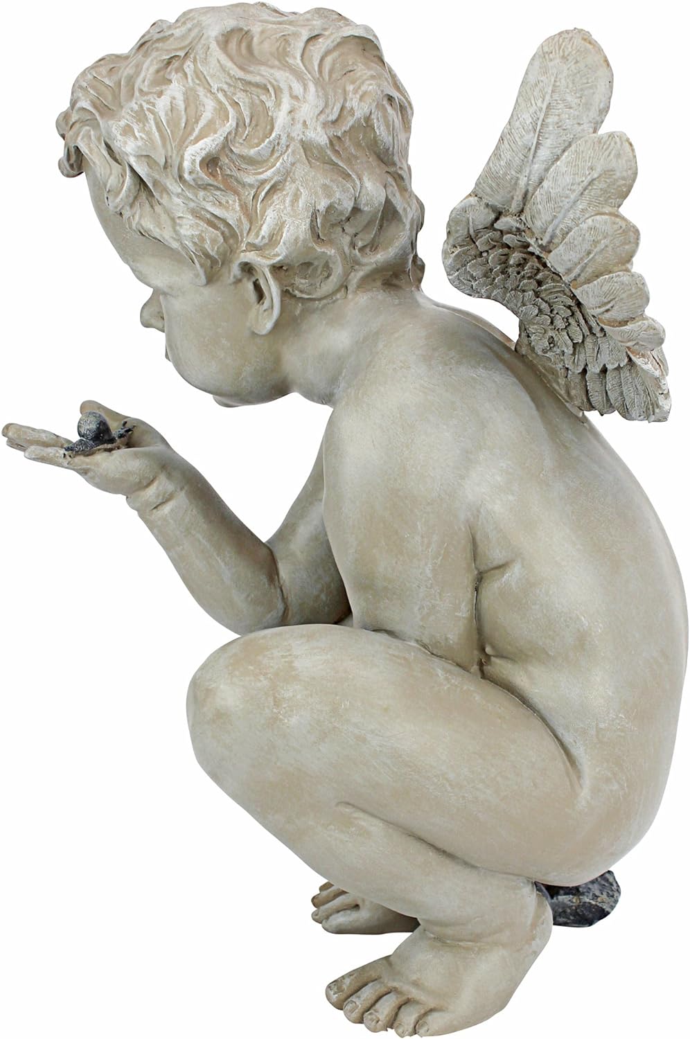 Design Toscano Cherub Statue Des Lebens Rätsel, Masse: 23 x 29 x 38 cm 2.25 kg