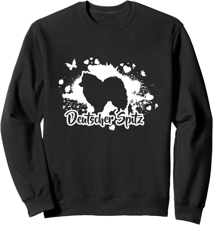 Deutscher Spitz Hunderasse lustiger Hund Hunde Sweatshirt