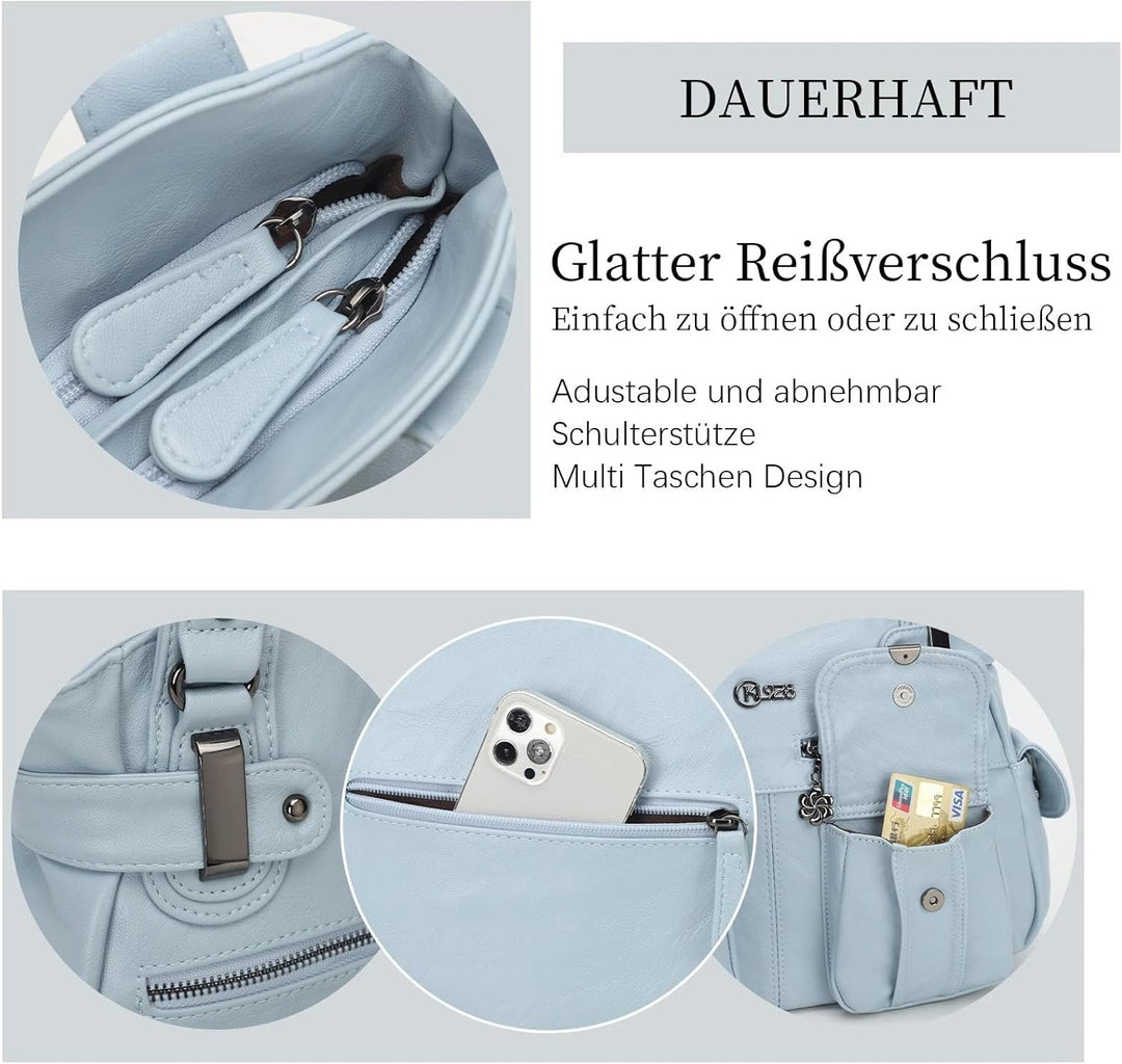 KL928 Tasche Damen Handtasche Umhängetaschen Damenhandtasche Schultertasche Lederhandtasche elegante