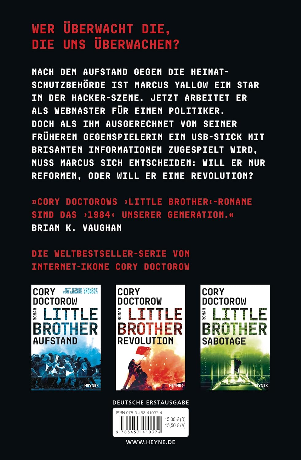 Little Brother – Revolution: Roman, Taschenbuch
