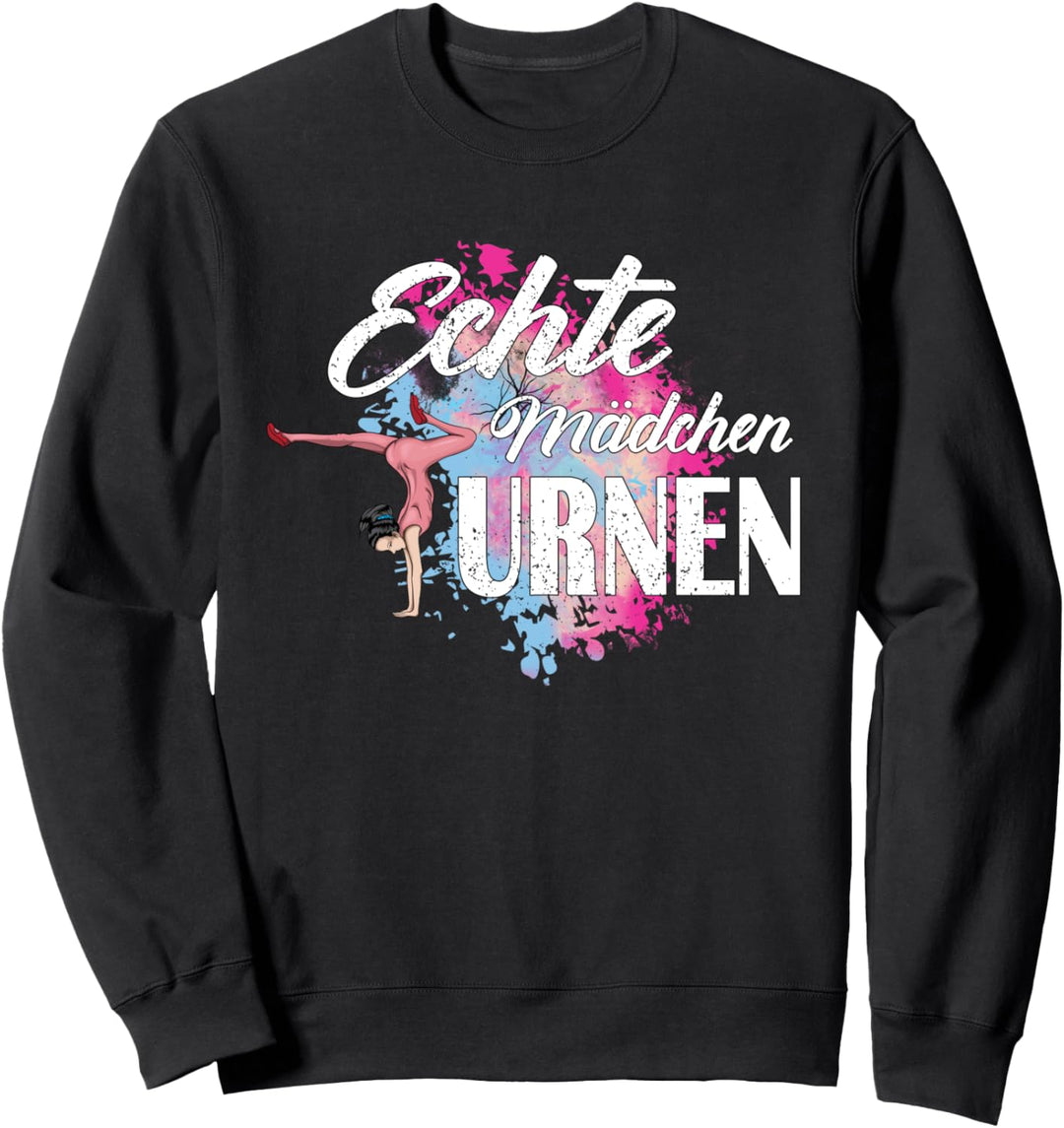 Gymnastik Echte Mädchen Turnen Bodenturnen Sport Sportplatz Sweatshirt