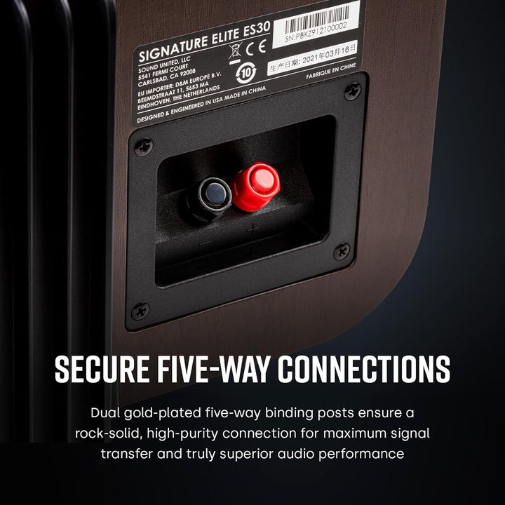 Polk Audio Signature Elite ES30 Centerlautsprecher, schlanker, hochauflösender Center Lautsprecher,