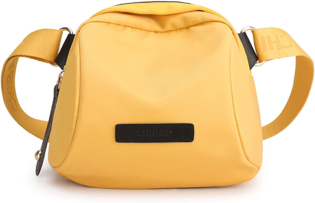 PORRASSO Damen Umhängetasche Casual Schultertasche Mädchen Gürteltasche Leicht Bauchtasche für Arbei