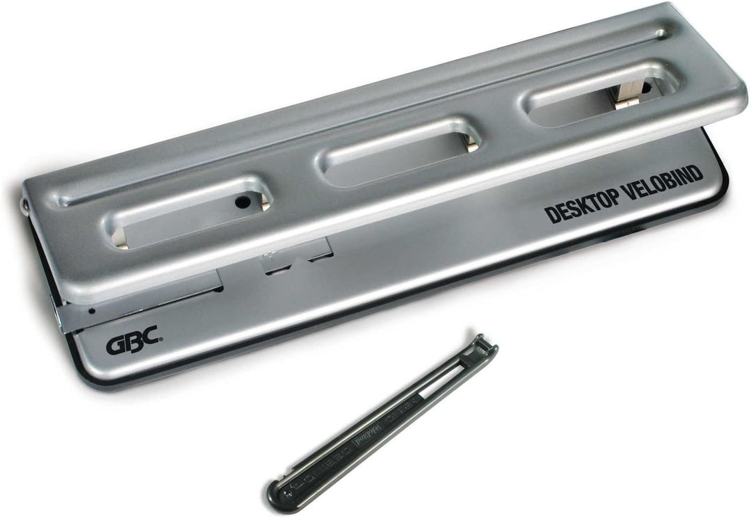 GBC 9707121 Desktop VeloBinder Bindesystem (mit leichter Papierausrichtung) Einzelbett, Einzelbett