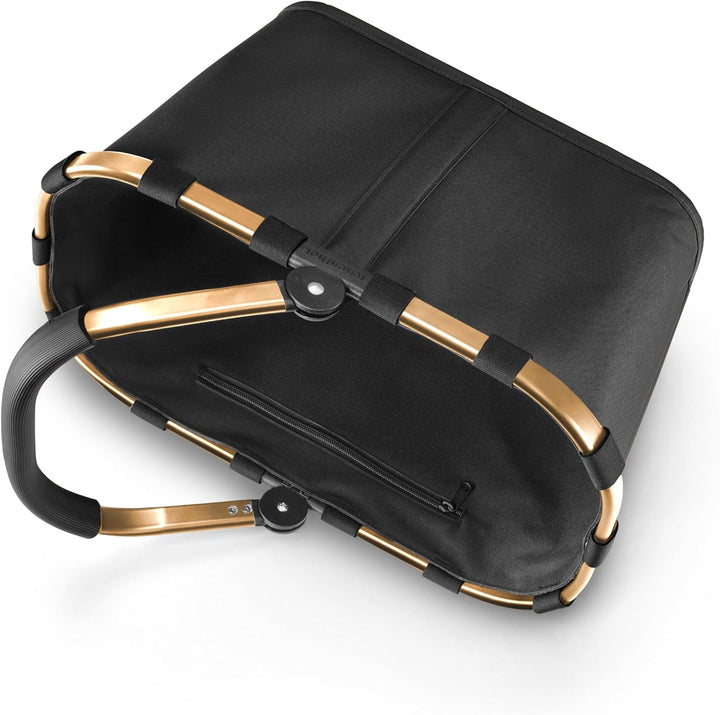 reisenthel carrybag frame light gold/black – Stabiler Einkaufskorb mit viel Stauraum und praktischer