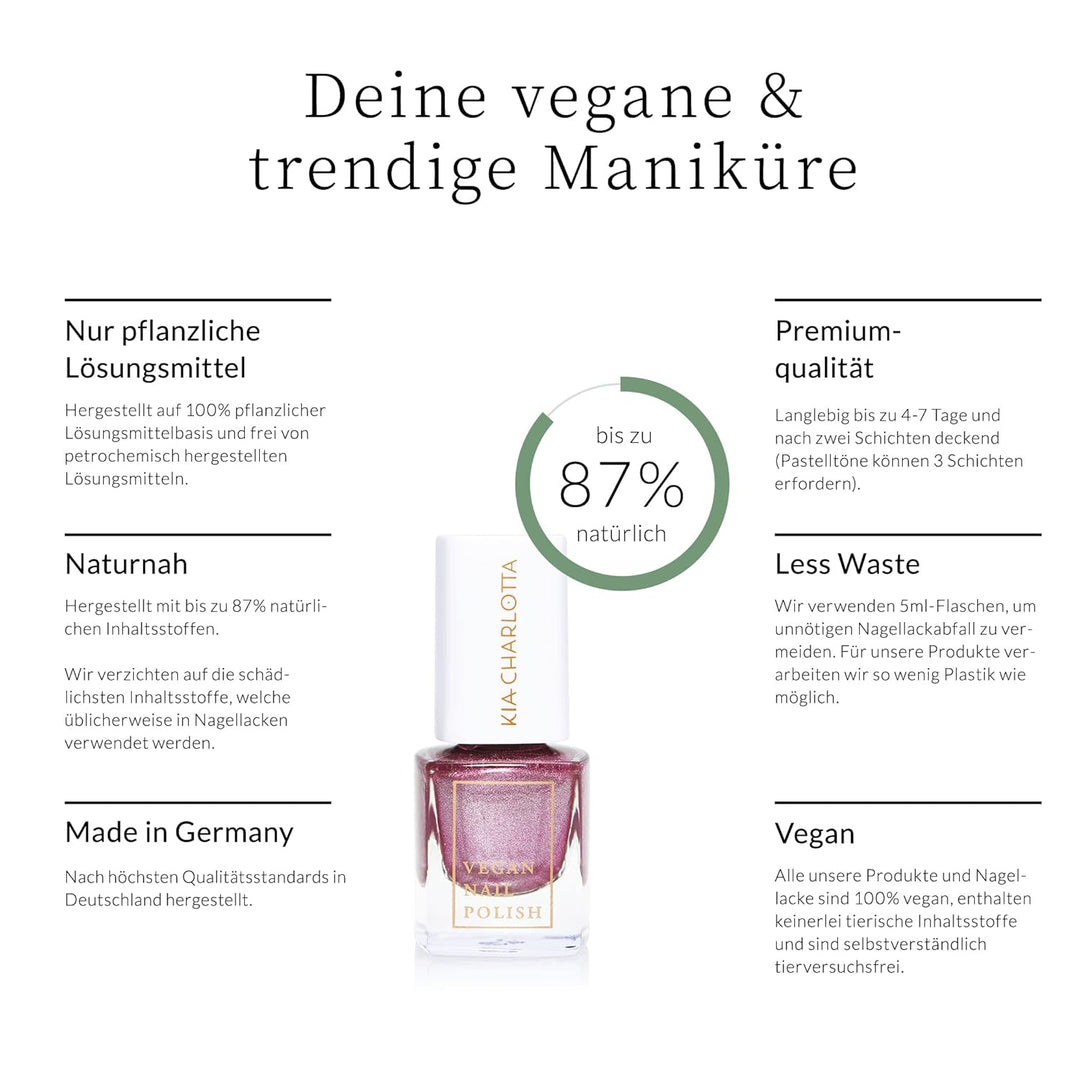 Kia-Charlotta, Repair & Strength (Nagelhärter), bis zu 87% natürlich, 100% Vegan, Schadstoffarm, Mad