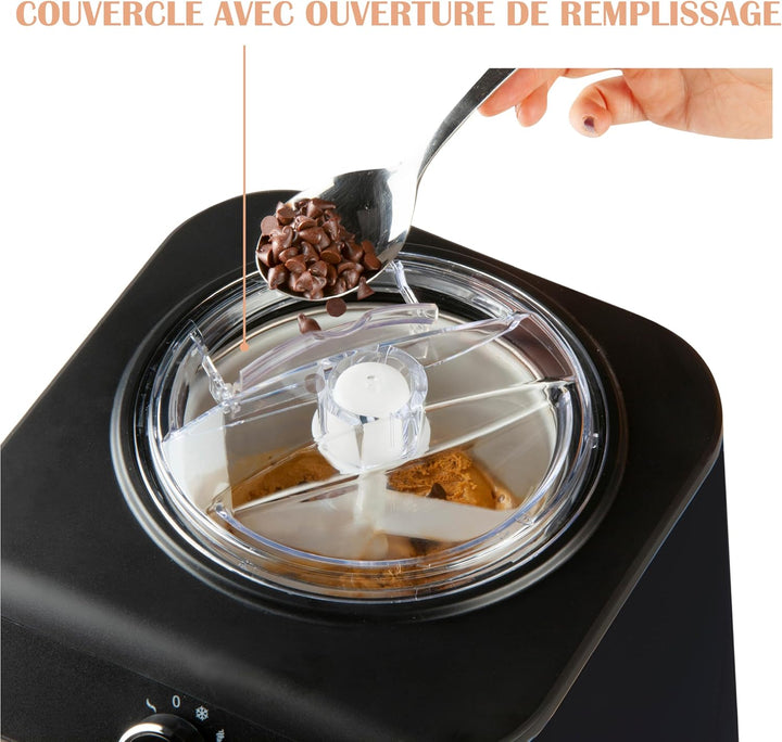 Primo PR401IM Professionelle Eiscreme-Maschine für Kompressor | Macht köstliches Eis in weniger als