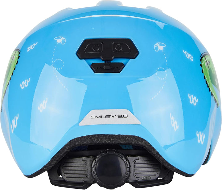 ABUS Kinderhelm Smiley 3.0 - Fahrradhelm mit tiefer Passform, kindergerechten Designs &amp; Platz für ei