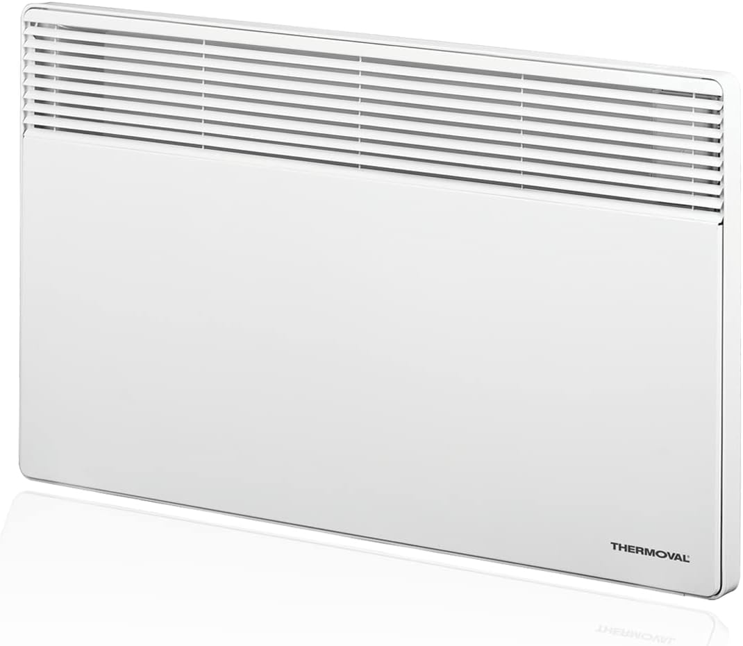 Thermoval Elektrischer Konvektor, Elektroheizkörper TX 2000, 2,0 kW, IP20, Freistehender oder Wandmo