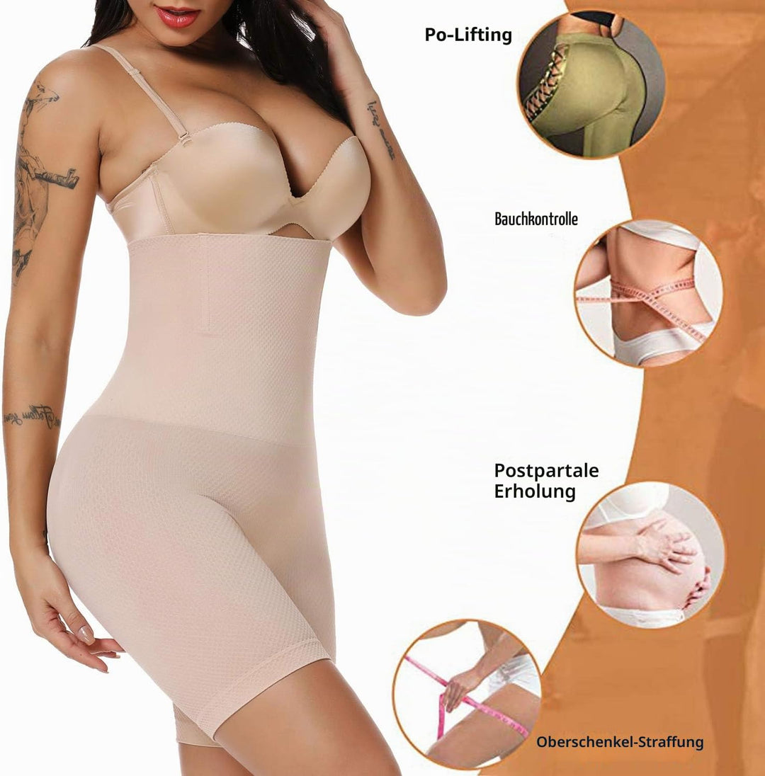 SURE YOU LIKE Damen Figurenformend Miederpants Miederhose Shapewear Bauch-Weg-Effekt Formt Sofort Bo