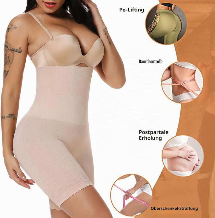 SURE YOU LIKE Damen Figurenformend Miederpants Miederhose Shapewear Bauch-Weg-Effekt Formt Sofort Bo