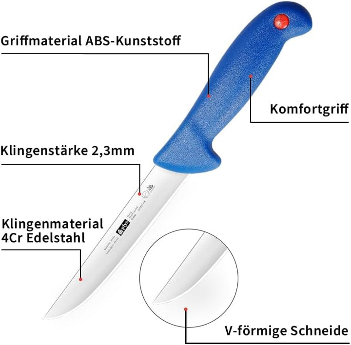 Plys Ausbeinmesser Profi Messer, 5.9 Zoll Fleischmesser Extrem Scharf, Ausbeinmesser mit für Outdoor
