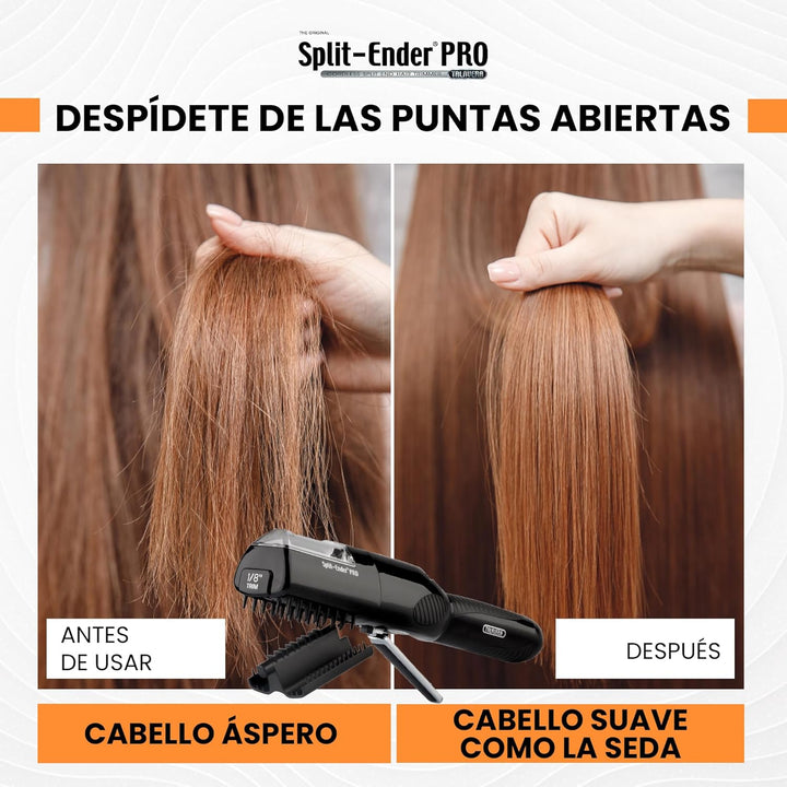 Split Ender PRO – Professionelles Salon-Gerät, titanbeschichtete Klingen, kabelloser Spliss-Trimmer