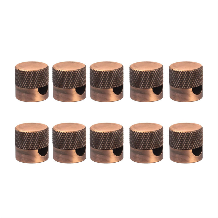 AMARCORDS - 10 Aluminium Deckenpins mit sichtbarer Kabelanpassung. Deckenbefestigung für Lampen und