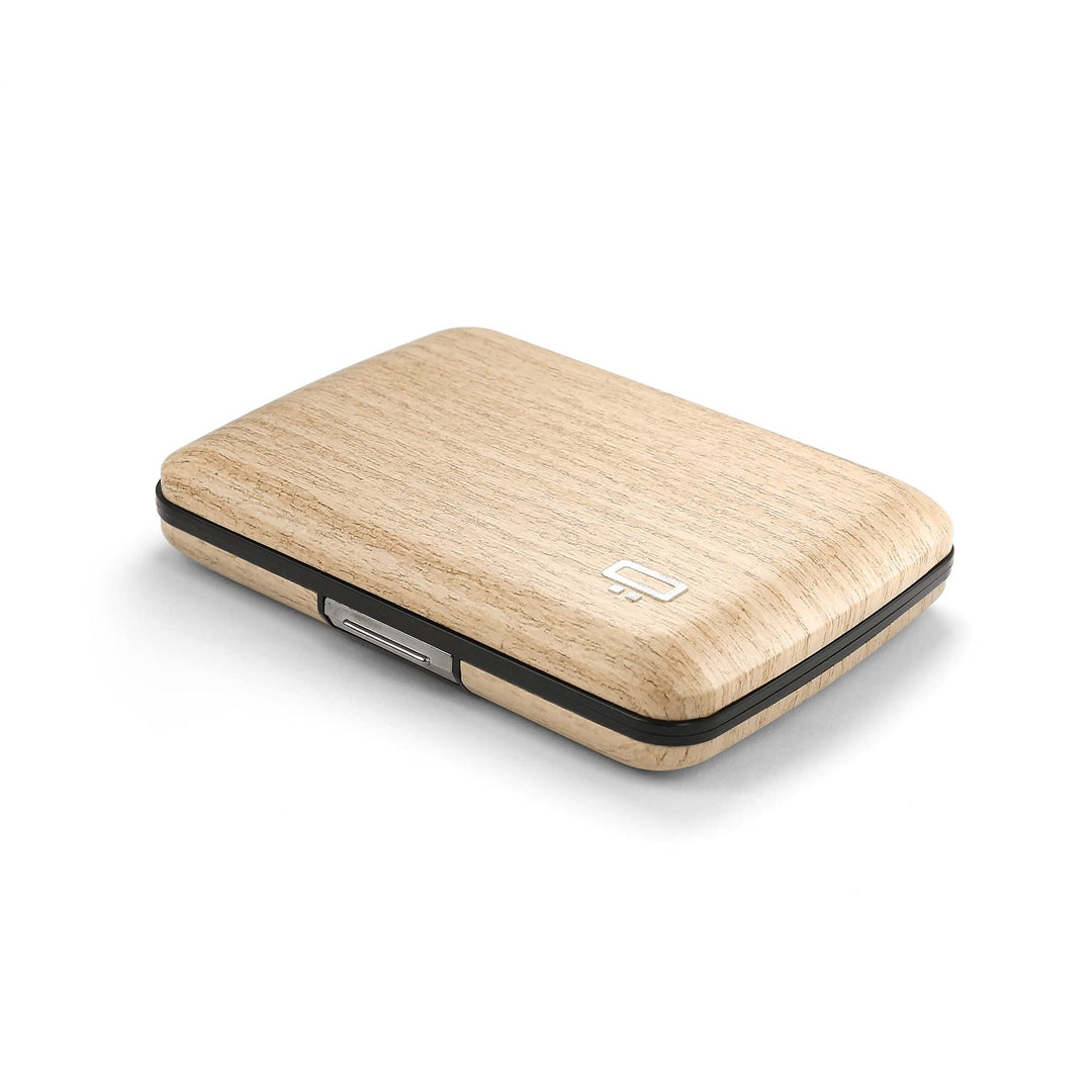 OGON Aluminium Geldbörse Smart Case V2 - Einfache Lagerung - Metallverschluss - Kartenetui mit RFID-