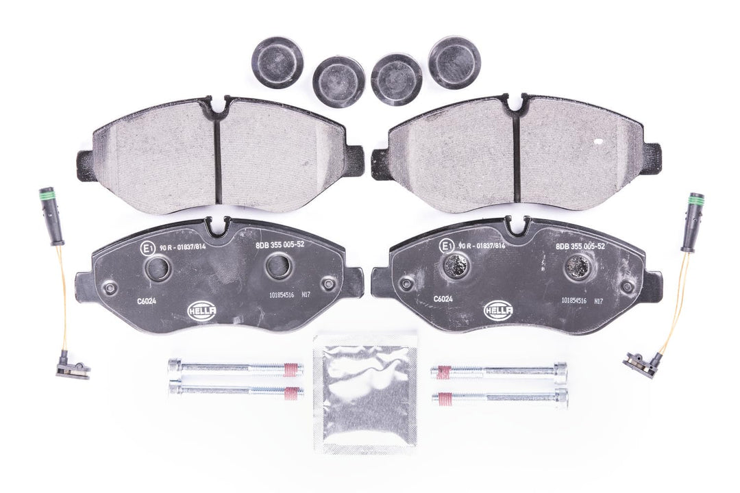 HELLA PAGID 8DB 355 005-521 Bremsbelagsatz - C6024 - Dicke/Stärke: 20.9mm - Bremssystem: Brembo PF 2