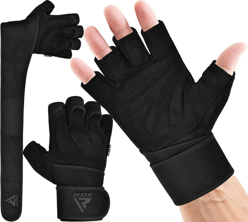 RDX Fitness Handschuhe Herren Damen, Trainingshandschuhe Krafttraining handgelenkschutz für Gewichth