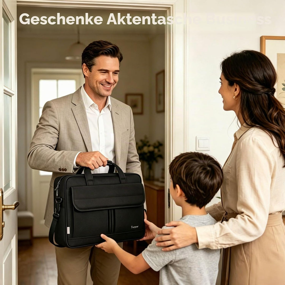 Taygeer Laptoptasche 15.6 Zoll Gross Laptop Tasche Umhängetasche Aktentasche Schultertasche Herren P