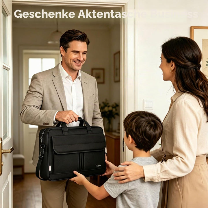 Taygeer Laptoptasche 15.6 Zoll Gross Laptop Tasche Umhängetasche Aktentasche Schultertasche Herren P