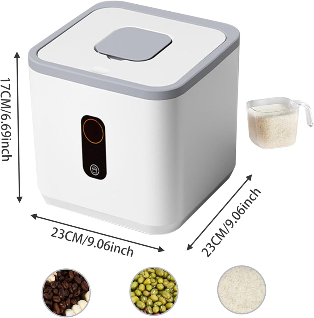 Reisbehälter 5 Kg Lebensmittelecht Feuchtigkeitsbeständig Doppelte Silikondichtung Müsli-reiskübel M