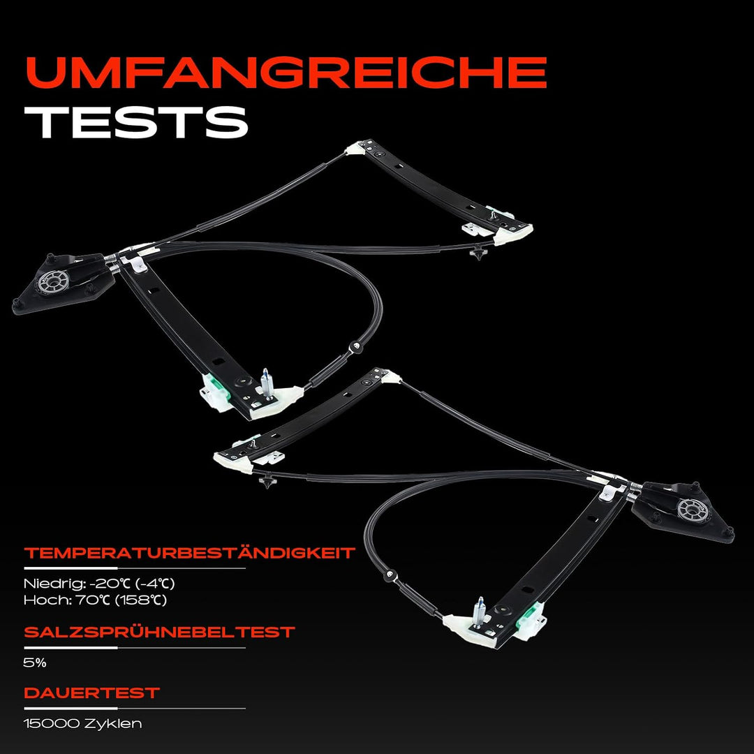 Frankberg 2x Fensterheber Ohne Motor Vorne Links Rechts für A1 8X1 8XK 2/3 Türer Schrägheck 2010-201
