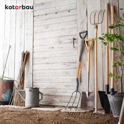 KOTARBAU® Mistforke 3 Zinken 125cm mit Metallstiel für Garten und Landwirtschaft