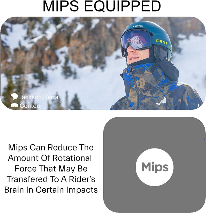 Giro Herren Jackson MIPS Ski-/Snowboardhelm M Matte Black, M Matte Black