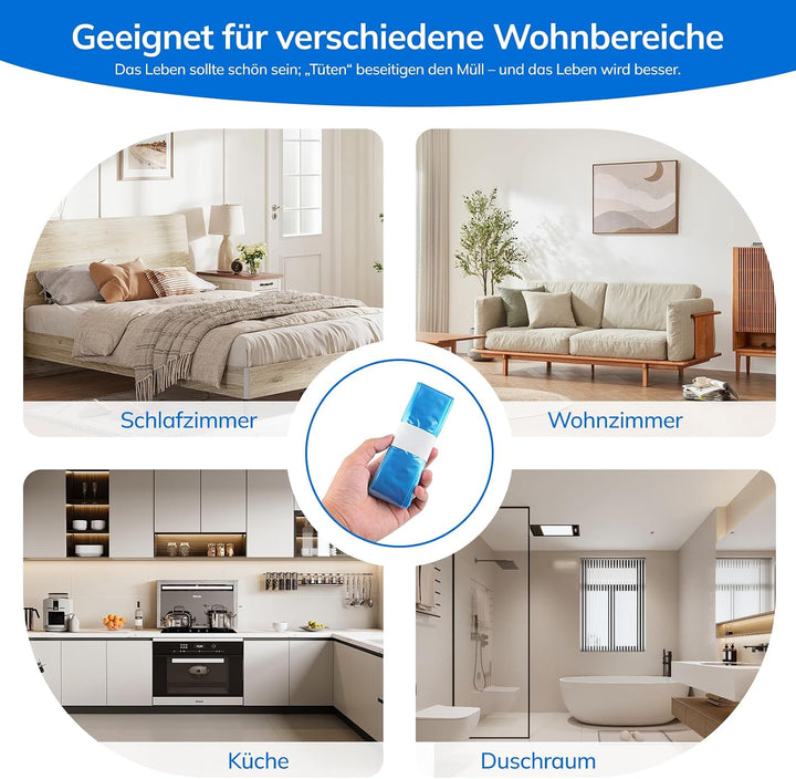 16 Stück Windeleimer Nachfüllkassetten 4,5m, 7-Lagiges Antibakterielles EVOH Nachfüllfolie Geruchsdi
