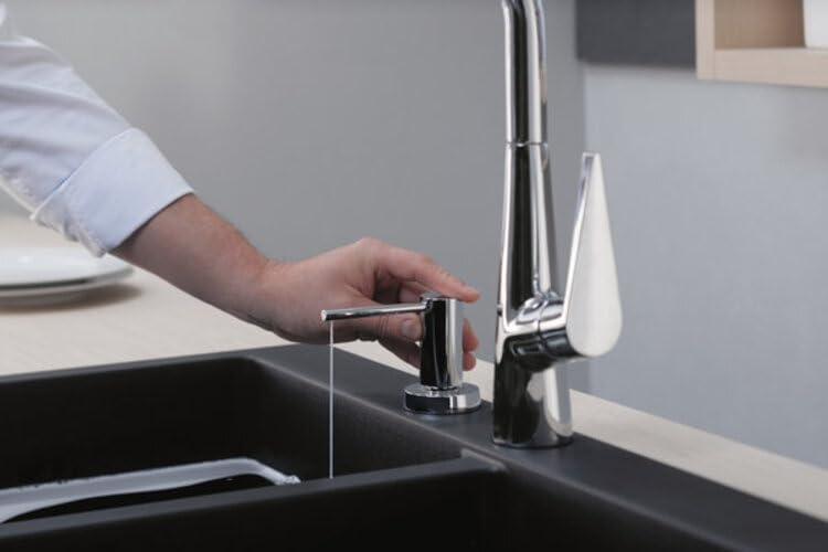 hansgrohe Talis Select S Einhebel-Küchenarmatur (Komfort-Höhe 300 mm, mit Ausziehauslauf und Schlauc