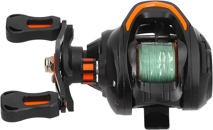 Zander Baitcast Combo CoroCast 1,98m 10–40g + Mostal 301 LH Baitcastrolle inkl. 0,15mm IOX 8X Braid