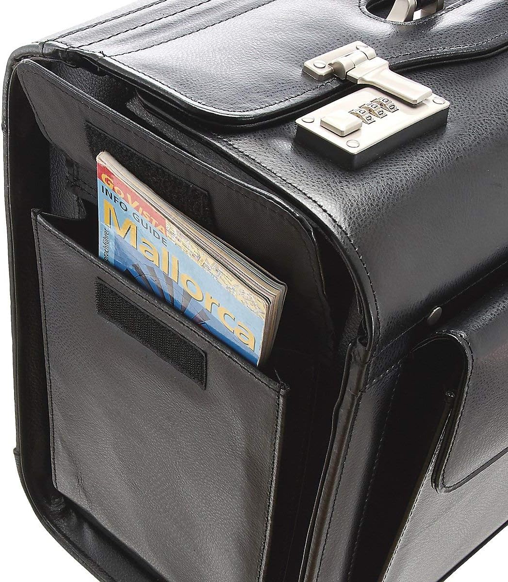 D&N Business Line Pilotenkoffer, 45 cm, 38L, schwarz