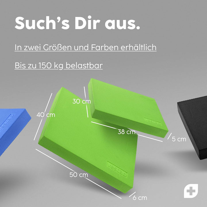 Vesta+ Balance Pad XXL + APP, Wackelpad und Gleichgewichtskissen - Balance Pad Physiotherapie für da